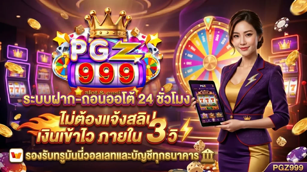 ระบบออโต้ PGZ999 โหลดไว เข้าใช้งานง่าย ไม่ต้องรอนาน